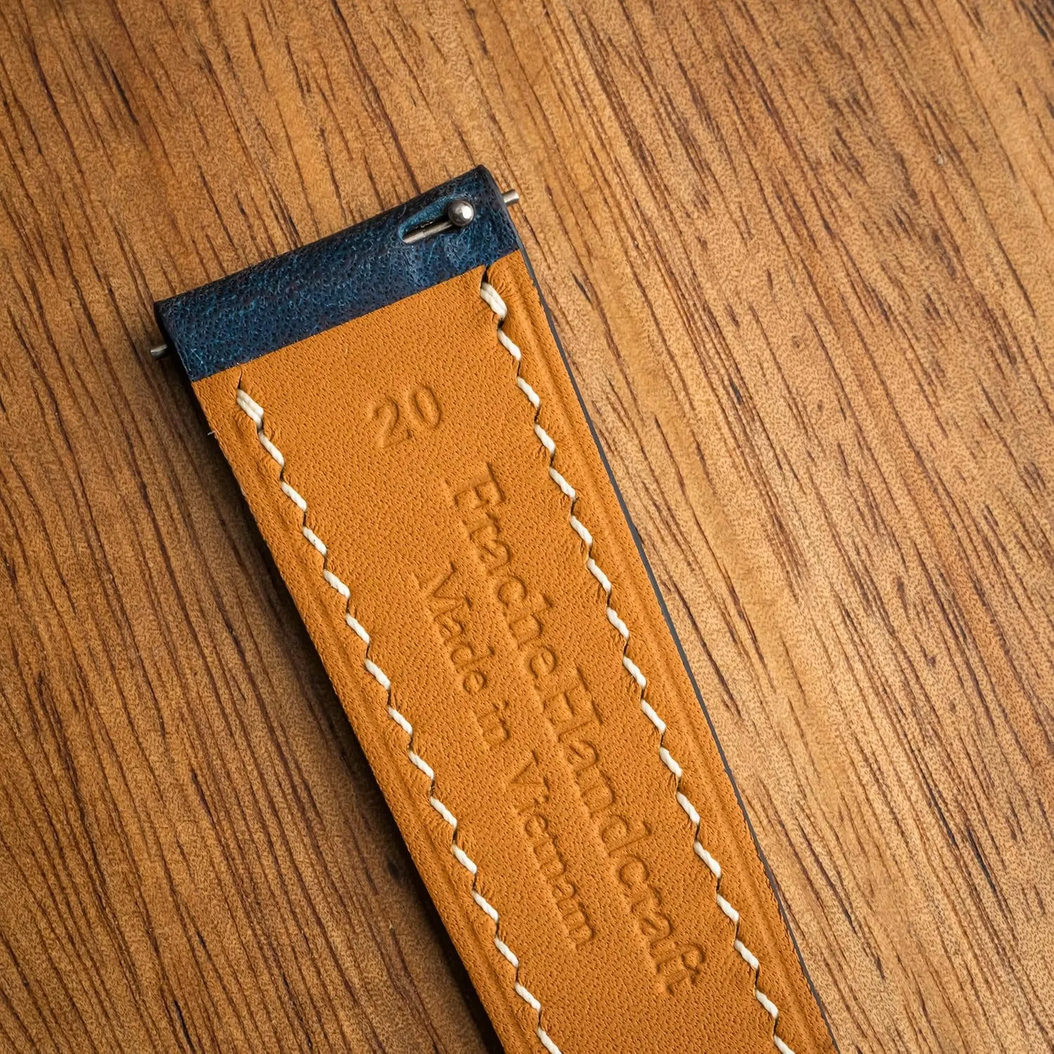 | 18mm, 19mm, clock 20mm, 21mm, 22mm Pueblo Leather Watch Band | Handmade, Quick Release | Premium Full Grain Veg-Tanned Leather | Men & Women 