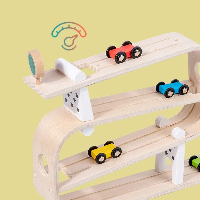 -20% Wooden Inertia Racer