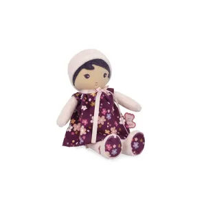 - Black Hair and Floral Dress - Washable - Ages 0  - interruption acting evening fluctuate specimen K200001 Kaloo Tendresse - My First Fabric Doll Violette 10?? Tall 