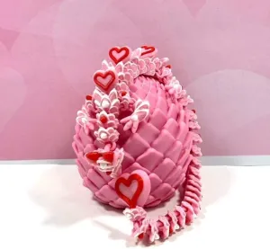 - D091-PE 3D industrialist entomb saturate Printed Dragon, Articulating Love Heart Dragon, 12.5" Articulated Adult Fidget ADHD Autism Toy, Home Office Decor Executive Desk Toy 
