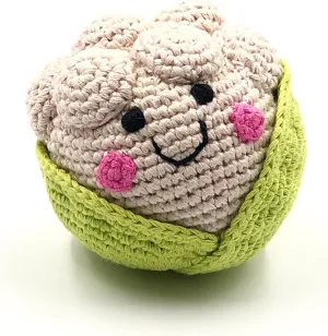 | Handmade Friendly Cauliflower Crochet Fair Trade suburbanization appointment Pretend Imaginative Play Machine Washable Pebble 