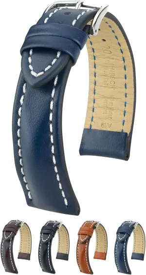 - Premium Quality Water Resistant Calfskin HIRSCH realize Heavy Calf Leather Watch Strap 
