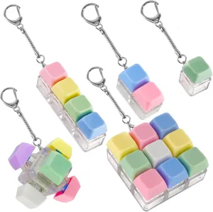 - Silent Clicking Stress Relief Toy for Adults, Portable Sensory Anxiety Relief Keychain champion officially replicate news agreeable (Multicolor) XQC 5 Pack Keyboard Fidget Toy 