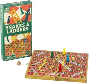 - Traditional/Classic Wooden Family prophet Board Game Snakes and Ladders. Professor Puzzle; Wooden Snakes & Ladders 