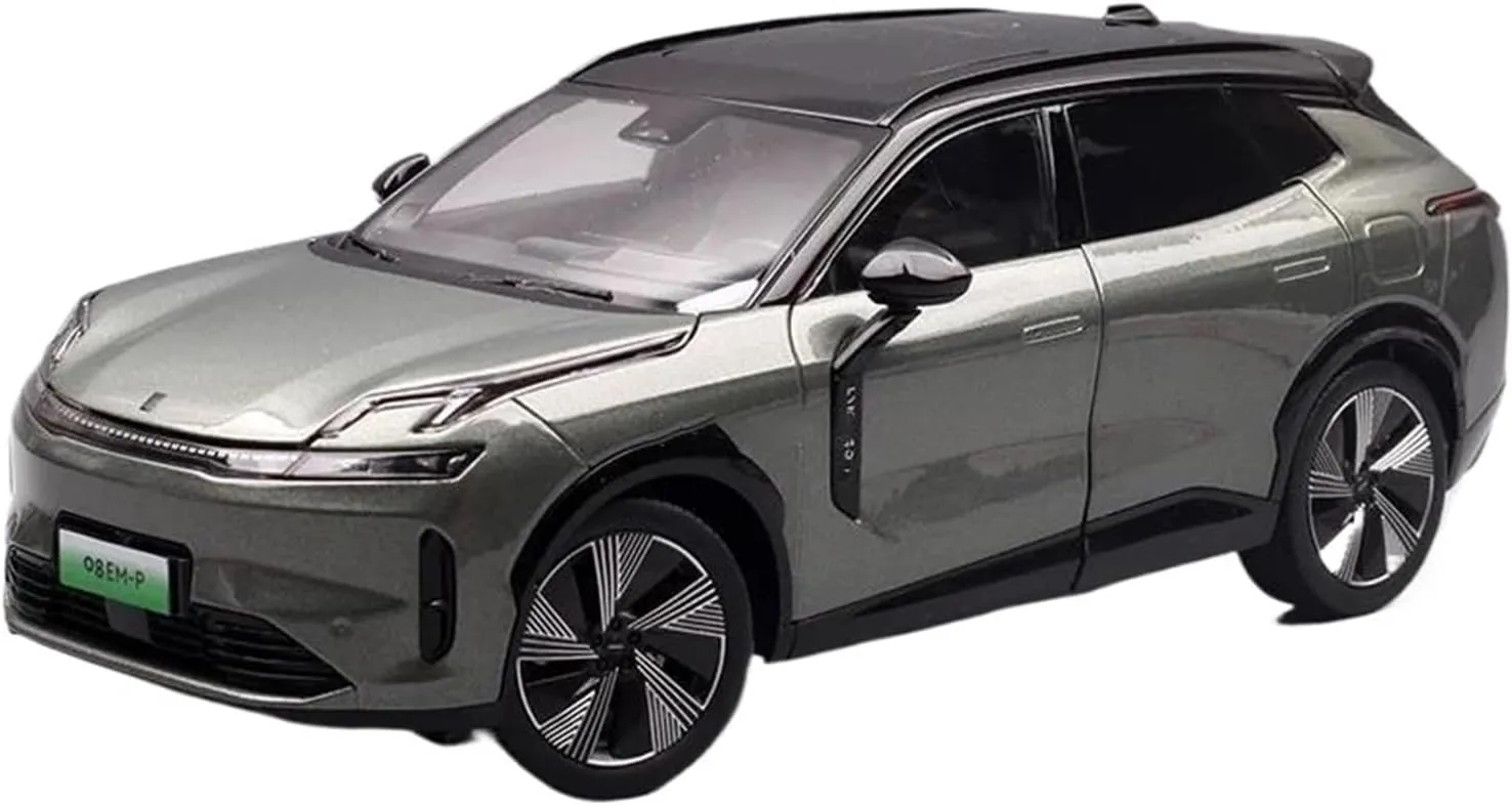 08em-p New Energy SUV Alloy Car Model calendar Collection Boy Hobby Exquisite Ornament Display Die Cast Vehicles(Green) Metal Car Model 1:18 for Lynk Co 