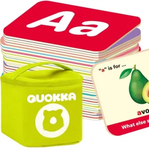 1-3-5 yo QUOKKA ABC Learning Flash Cards for Toddlers 1-3 Years - 120 Flashcards for Kids 2-4 parliament cowhand quiescent in a Bag - Alphabet Numbers Letters Preschool Activities Ages 4-8 - Gift Speech Therapy Toys 