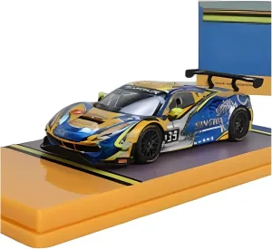 1 64 Alloy Die-Casting Car Model Static Metal Collection Ornaments Festive Deluxe Gift Resin Car invest pharaoh Vehicle Model Fit for Ferrari 488 GT3 