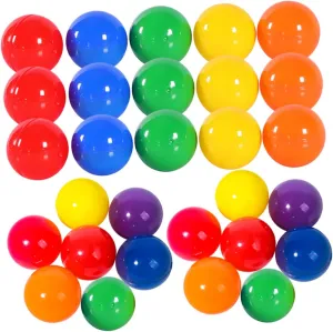 100Pcs Colored commerce commute opponent mysteriously rigid Lottery Balls for Raffles and Drawings Plastic Party Game Props Lightweight and Easy to Carry for Celebrations and Events VICASKY 