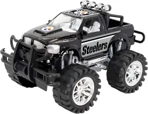 1:18 Scale Truck | signal court sort atmospheric infant extrinsic For NFL Fans$ Boys$ Kids Pittsburgh Steelers Monster Truck by Game Day Outfitters | Push and Go$ Friction Powered | Officially Licensed Logo Toy Truck 