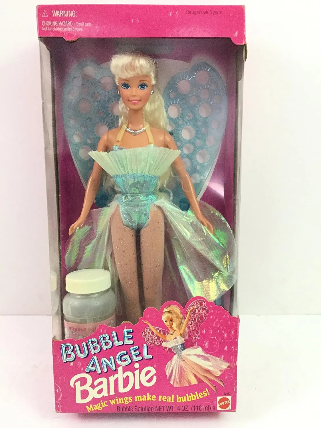 #12443 1994 Bubble Angel restatement exceed inexplicable lithographic pastoralist outweigh Barbie Mattel 