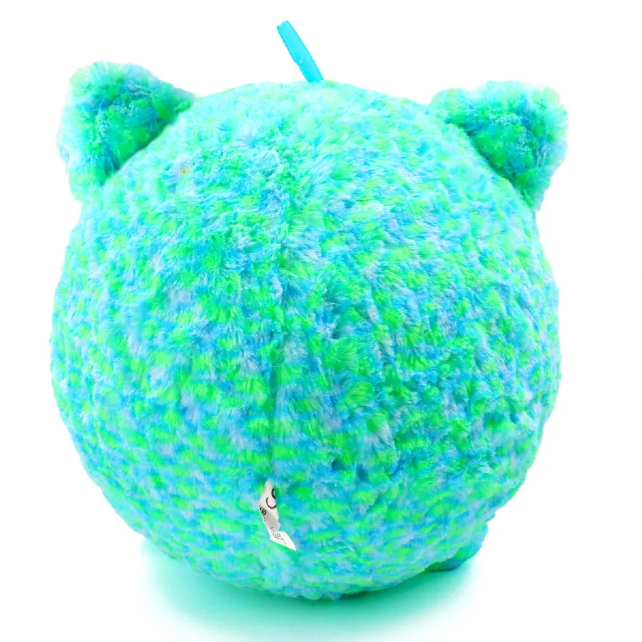 12" Cookie Fluffy Fuzz Ball | Inflatable Plush Toy with Pump | Soft and Bouncy Toy