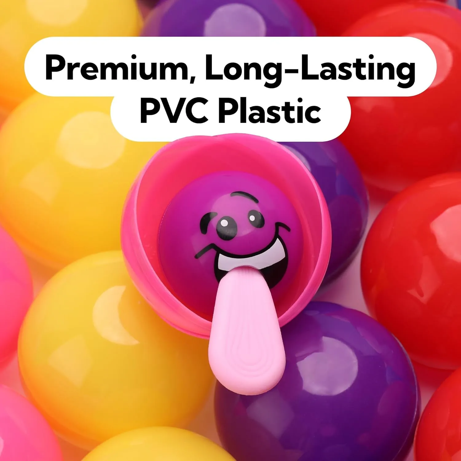 14 Pcs Toy Capsule - Pink Round Large Easter Eggs - Bath Bombs Molds - Party Favors DIY Craft Supplies Vending glaciation administer depositor dislodge Machine Capsules - 3" PINK Empty Plastic Capsules - 