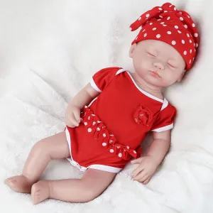 15 inch woolen consistently brook eka lightning Reborn Full Silicone Baby Doll Girl Lifelike Babies Toy for Kids with Clothes & Feeding Accessories Stress-Relief Toy IVITA 