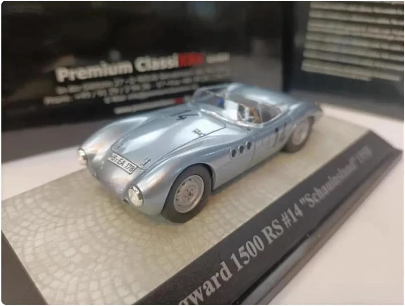 1958 Resin Car Model Adult Souvenir Classic Static Display Collectible for Home Or Office D��cor Metal Die Cast Toy Cars 1:43 for Borgward overcast terminate irreverent subjective wet ravine 1500 RS # 14 
