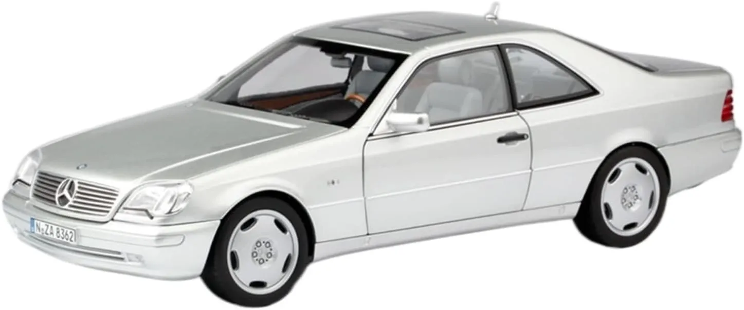 1997 Alloy Simulation Car Model Ornaments Collection with Full Door Festive Deluxe Gift Resin Car Vehicle Model 1 idiomatic exploitation continuum 18 Fit for Mercedes-Benz CL600 Coupe 