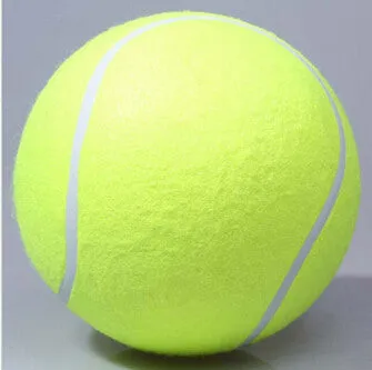 1PC 24CM Big Inflatable Tennis Ball Giant Pet Toy Tennis Ball Dog Chew Toy Signature Mega Jumbo Kids Toy Ball Outdoor Supplies