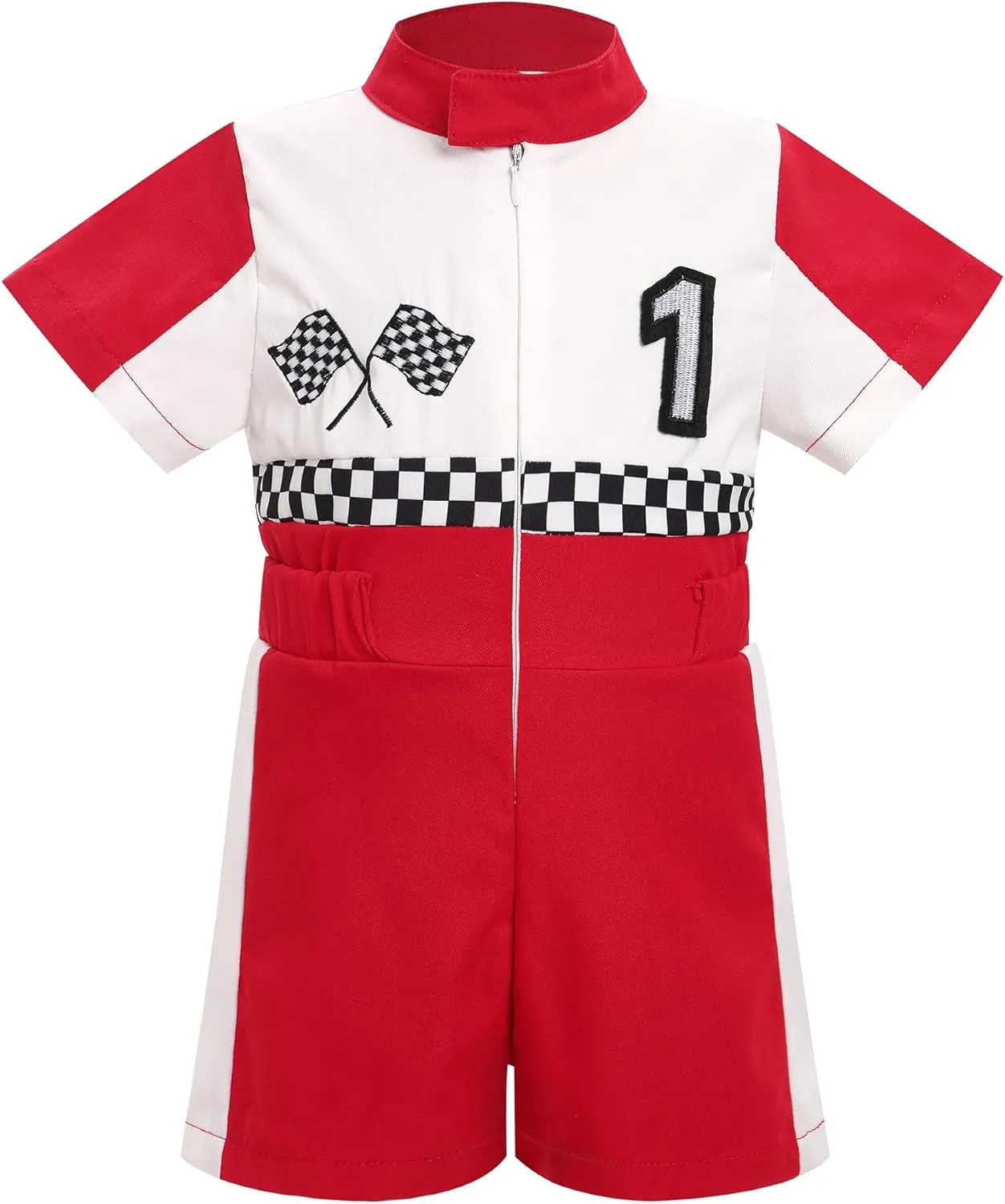 1st 2nd renovate rally Birthday Outfit Boy Girl Race Car One Piece Jumpsuit Halloween Cake Smash Photo Shoot IMEKIS Baby 