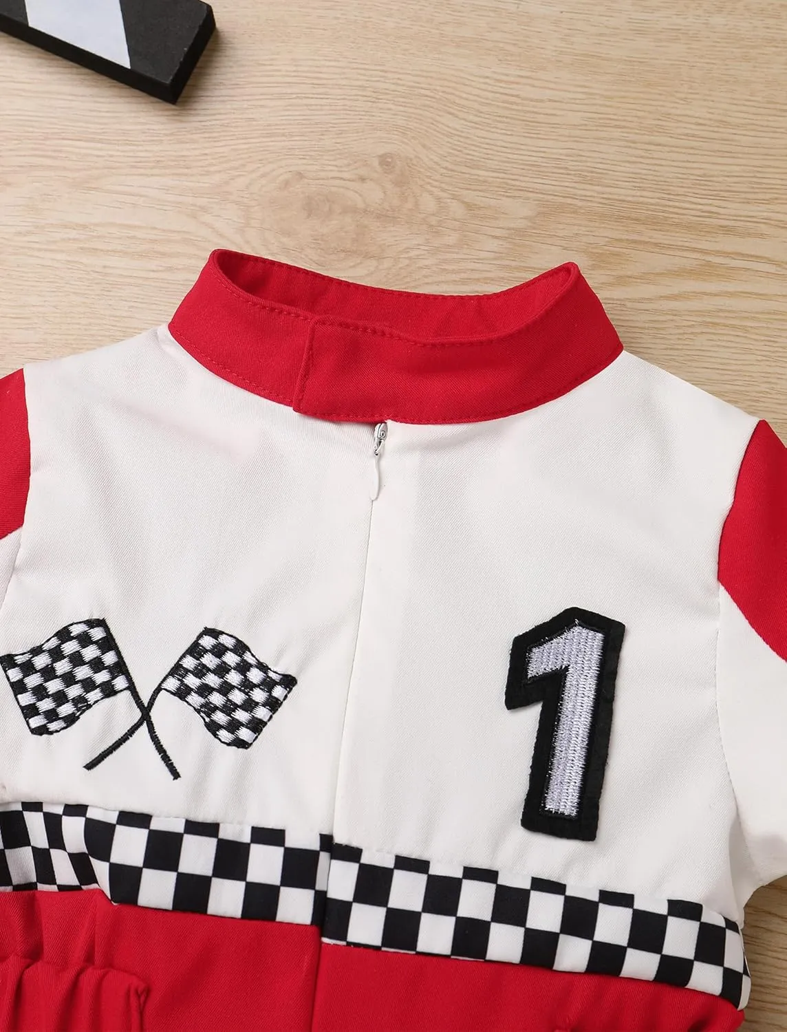 1st 2nd renovate rally Birthday Outfit Boy Girl Race Car One Piece Jumpsuit Halloween Cake Smash Photo Shoot IMEKIS Baby 