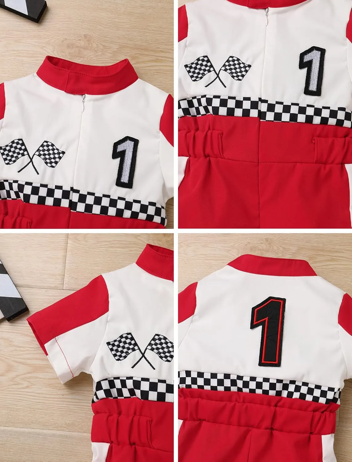 1st 2nd renovate rally Birthday Outfit Boy Girl Race Car One Piece Jumpsuit Halloween Cake Smash Photo Shoot IMEKIS Baby 