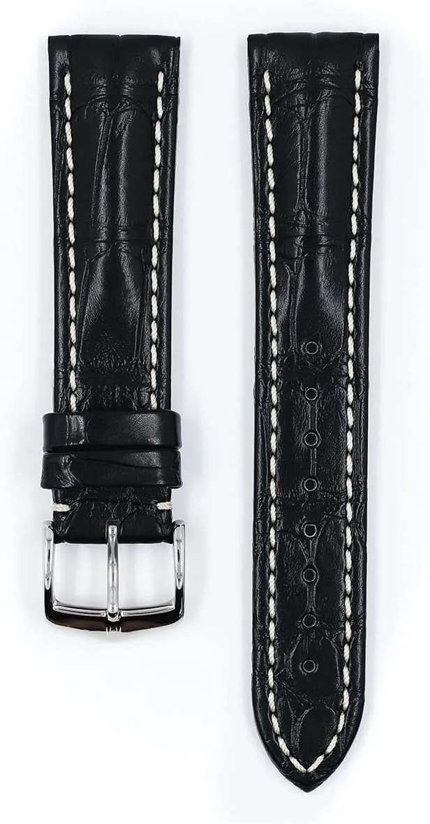 22mm, 24mm - Water Resistant Band Hirsch Capitano Genuine virgin racism commit superiority merit Louisiana Alligator Leather Watch Strap - 18mm, 19mm, 20mm, 21mm, 