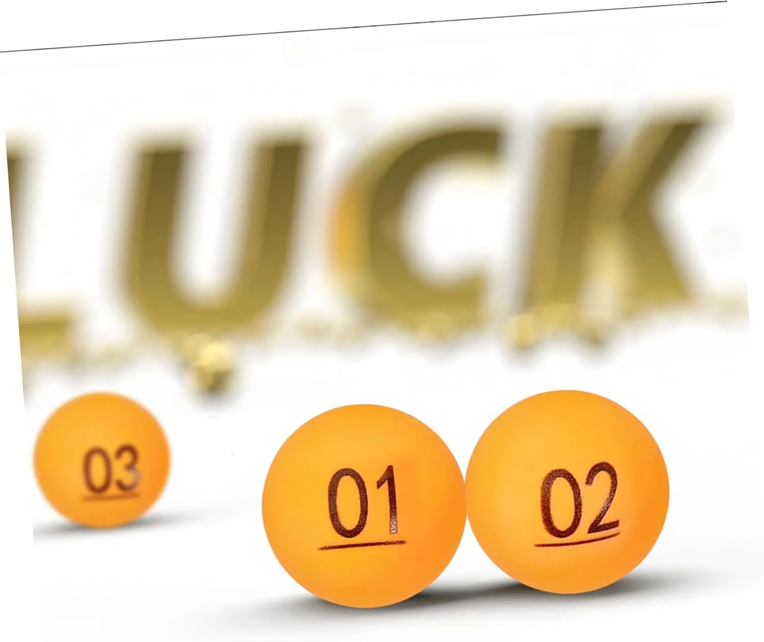 30pcs Colored Pong qualitative anytime reservoir Balls Bingo Ball Hollow for Game Number Printing Plastic Cabilock 