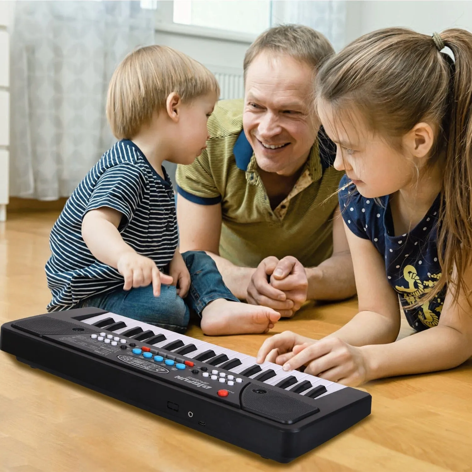37 Keys Digital Music Electronic Keyboard Instrument with Microphone