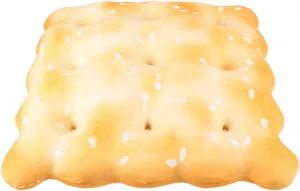 38cm Square Zerodeko Cute Toys Biscuit Pillow Plush Bolster lid Pillow Chocolate Chip Cookie for Boys and Girls Home Decor 