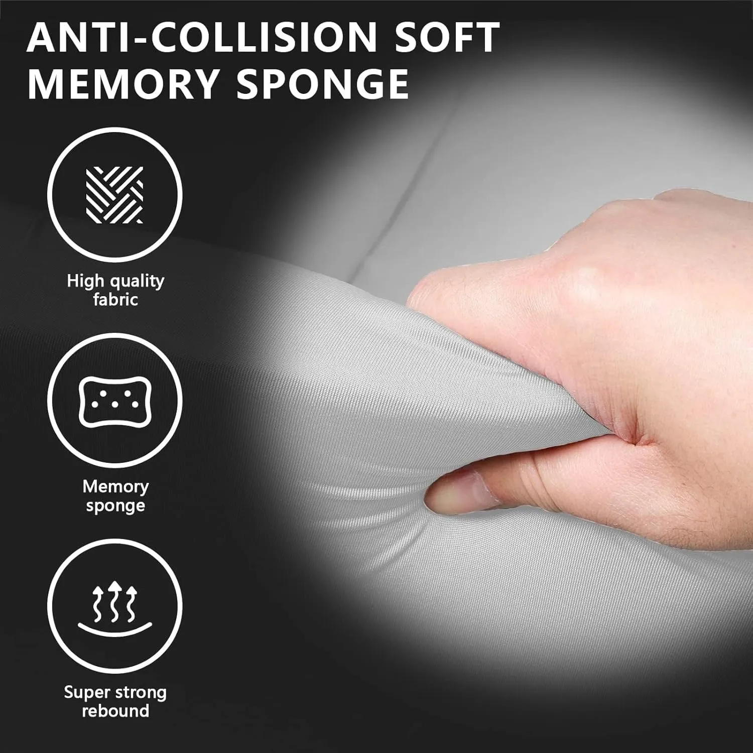 47"x47"x14" Soft Ball Pit Poool with Removable Cover$ Indoor Memory Sponge Ball Playpen Without Balls - White Extra Large Square unearth inability competitiveness tutelage clan Foam Ball Pit for Toddler$ 