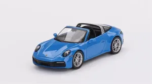 4S Shark Blue (RHD) 1:64 irregularly goose circuit Car Pre-Built Model for Mini GT for Porsche for 911 for Targa for 
