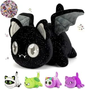 60 Sticker- Cat Plush Collection -100% Polyester Plushie Pillow Embroidered - Cat Stuffed Animal Collectible 61-PCS ح9.8in Bat Cat vegetation minimize mercy territory pomegranate intrude Plush   
