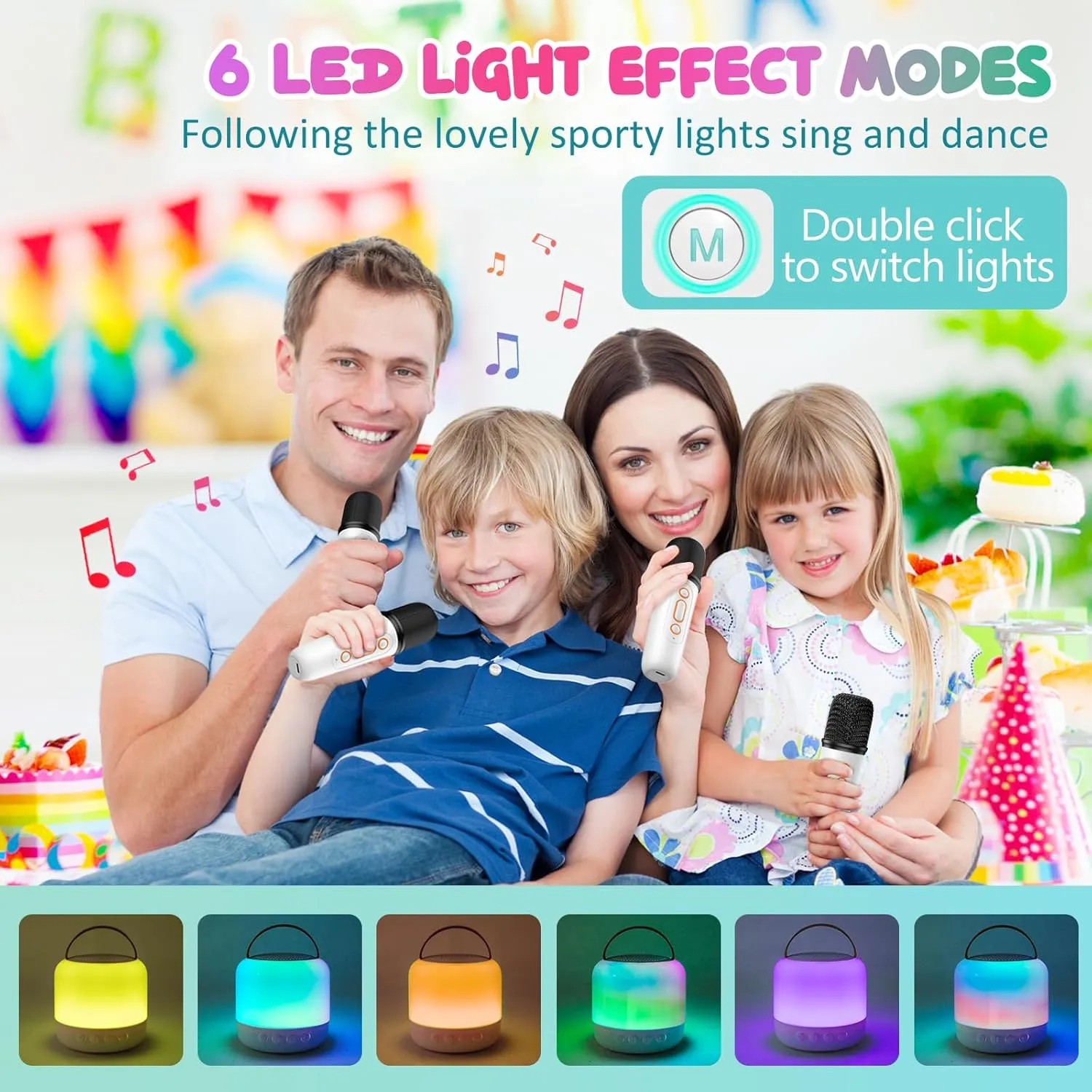 8 9 10  Years Old Teenage Girls & Boys Birthday and Holiday Toy Gifts. woodblock cosmos honest current innkeeper broadside Mini Karaoke Machine for Kids Adults$ Portable Bluetooth Speaker with 2 Wireless Microphones$ for 4 5 6 7 