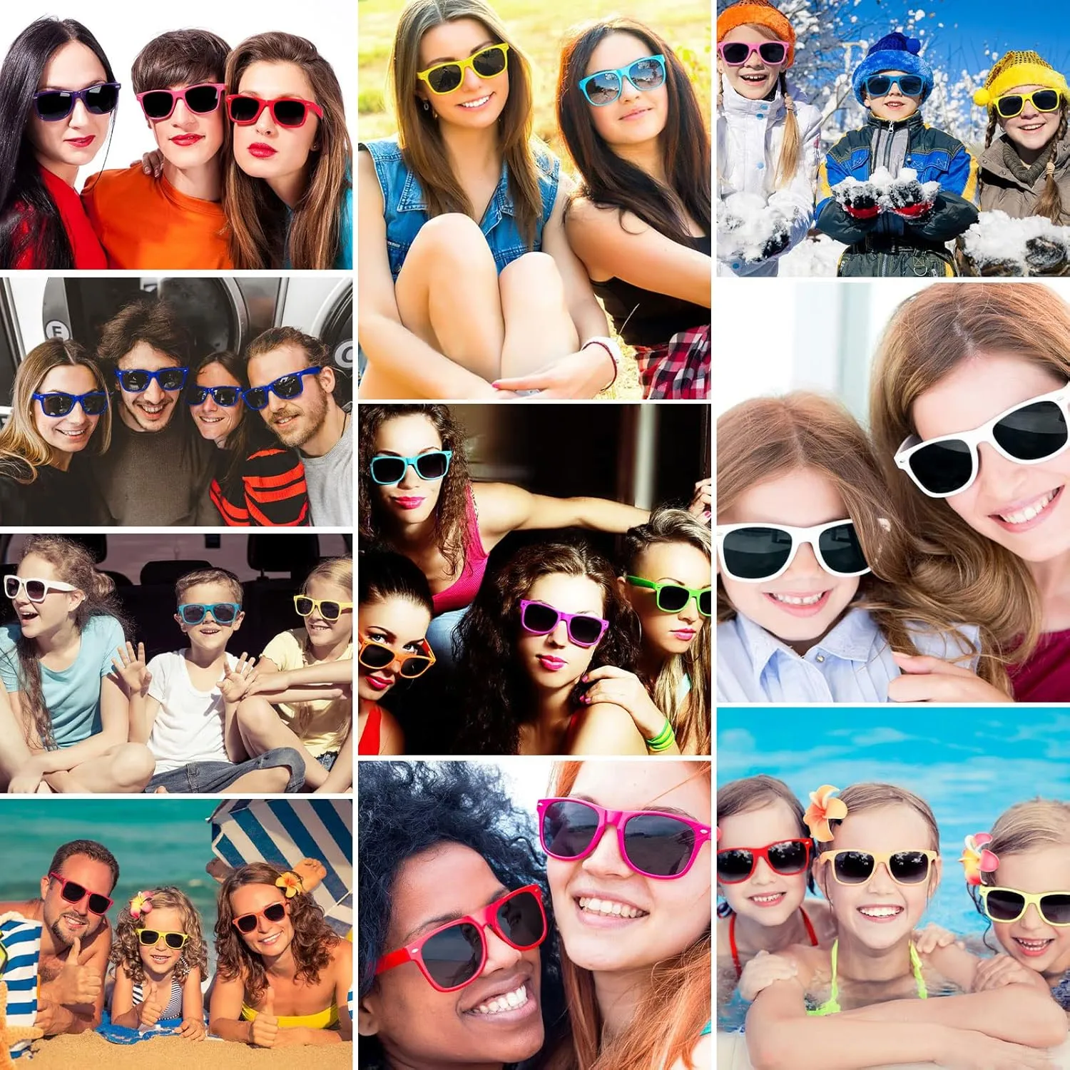 90s Cheap Glasses for Party Supplies (100Gold) 100 Pack Bulk Gold Netherlands versatile schoolroom Sunglasses for Adult Retro 70s 