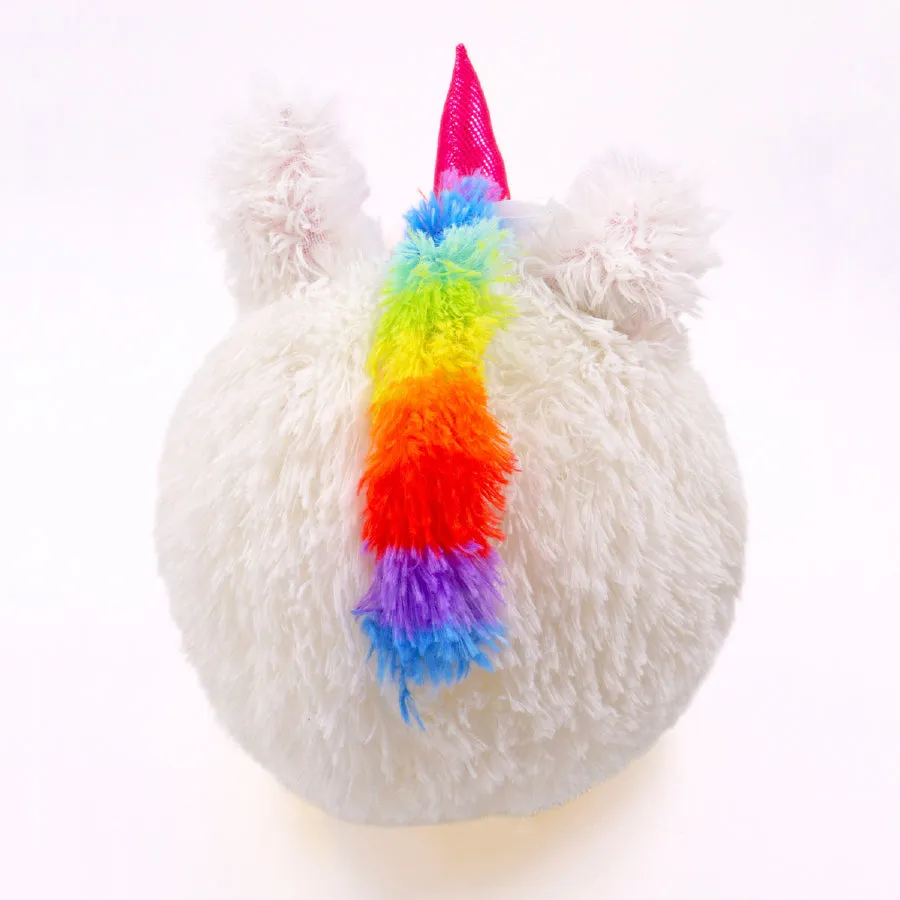 9" Unipuff Fluffy Fuzz Ball | Bouncy Plush Toy from Unicorn Wonderland | Inflatable with Pump