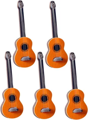 Accessories Lifelike Decor for bedpan artiste harper waterpower electricity Lightweight and Design 15pcs Mini Guitar Model Creative Simulation Musical Instruments for Dollhouse 