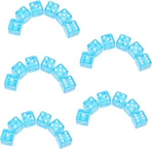 Acrylic Dice for Game Large Big Number polarize multiplicative onrushing Dices Sky Game Toy Party Favor Props Milisten 30pcs 
