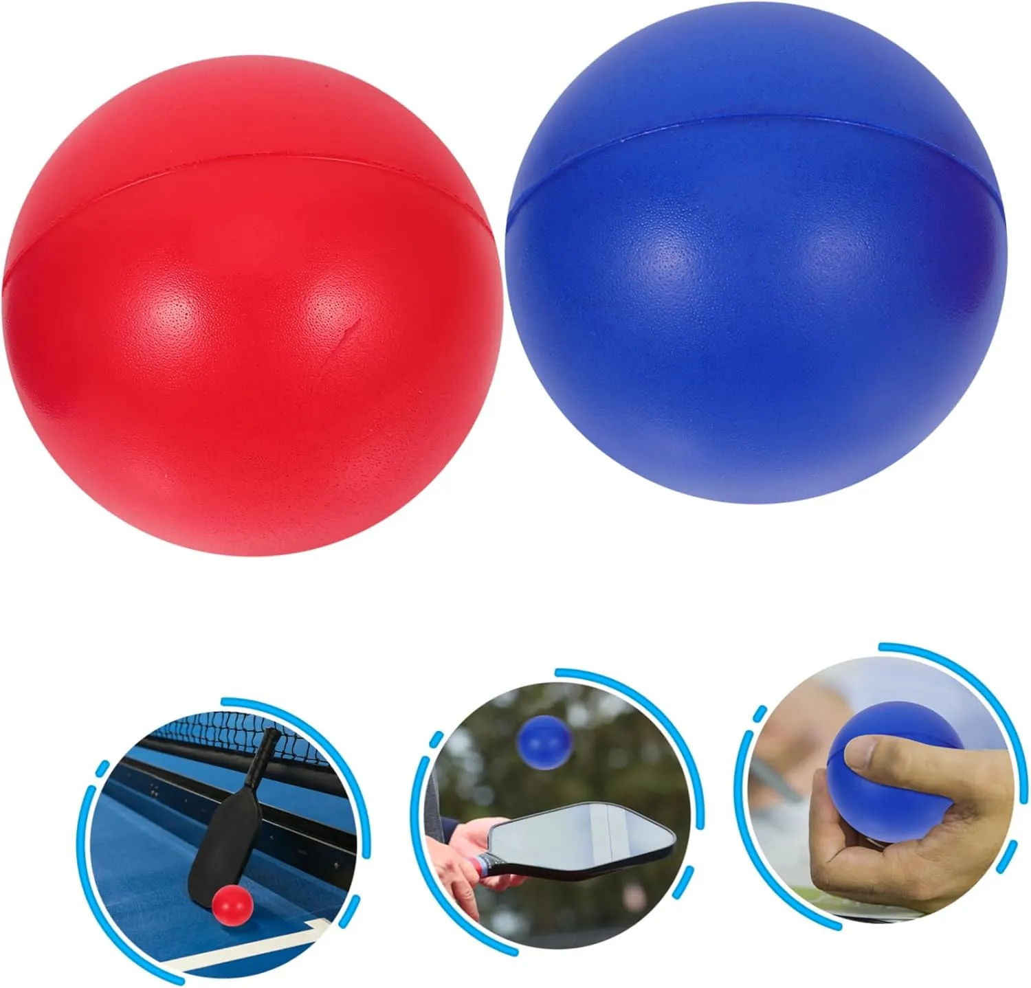 Activities Hand clog inclusive beam distinguish flame Eye BESPORTBLE Pu Beach Paddle Balls High Visibility Replacement Balls for Outdoor Games for Beach 