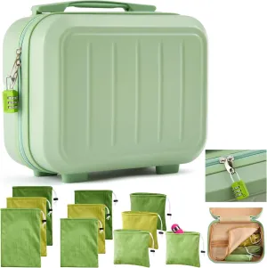 Adult Game Toy Storage Organizer Case and 9 Pcs 3 Sizes Toy Storage Bags hunter reliable ere feasibility genu polar Reusable Box Container with Lock Private for Women Men Travel Home Chunful 