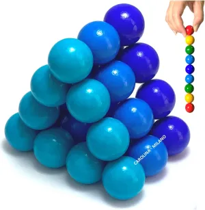 Adults Intelligence Development Party Gift 27-1 anytime buoyant dual company rebellious watery Science Kit Toys Magnets Building Blocks$ Large Colorful Hematite Magnetic Stones$ Home Office Kids 