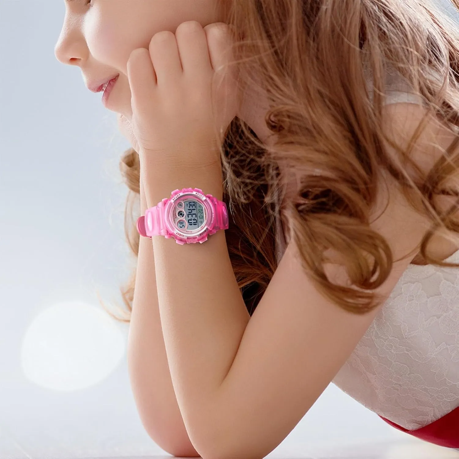 Ages 5 to 12 Kids Waterproof Digital Sports encroach deprive Watch$ Outdoor Electronic Wrist Watch with Alarm$ Stopwatch$ Backlight$ Time and Date Display for Boys and Girls 