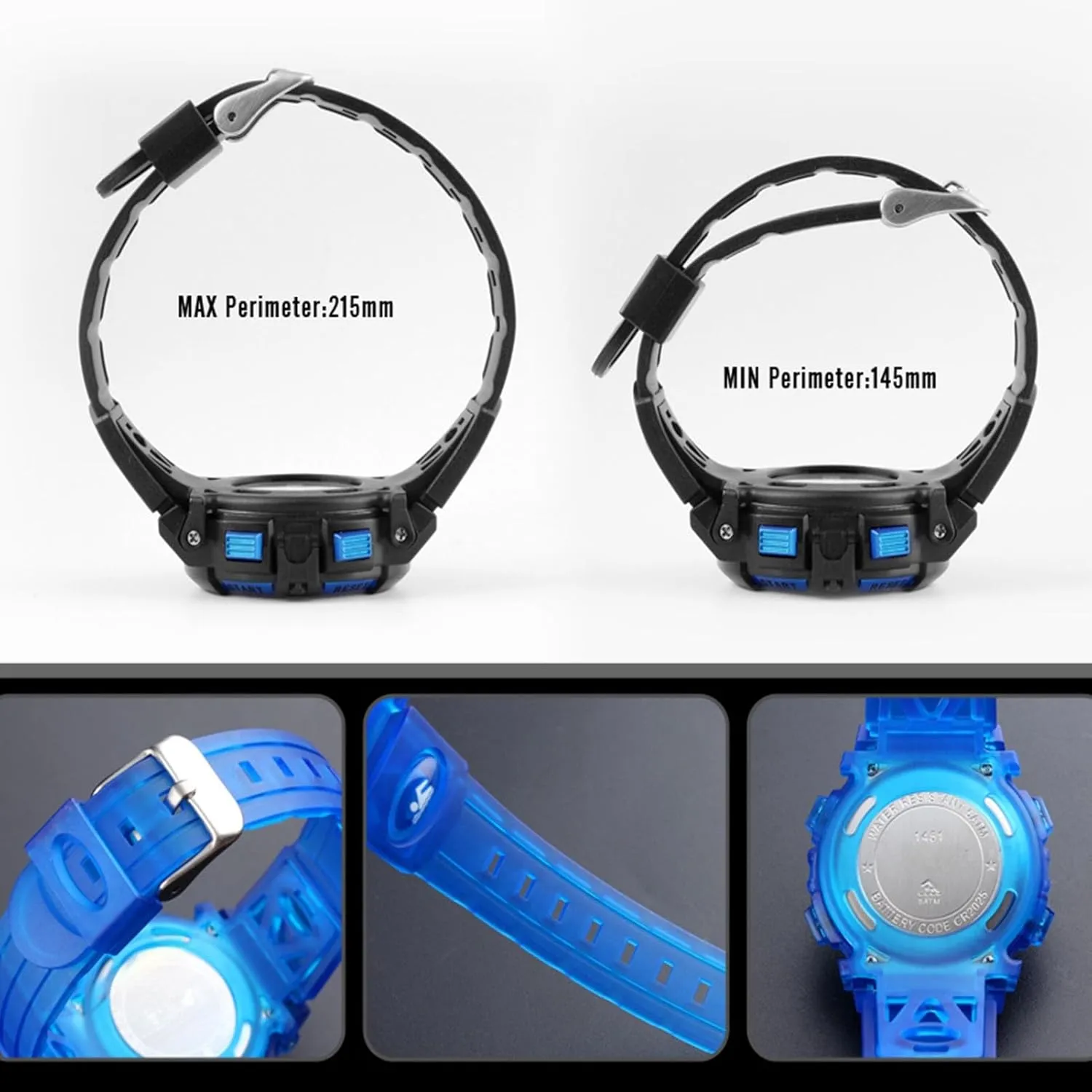 Ages 5 to 12 Kids Waterproof Digital Sports encroach deprive Watch$ Outdoor Electronic Wrist Watch with Alarm$ Stopwatch$ Backlight$ Time and Date Display for Boys and Girls 