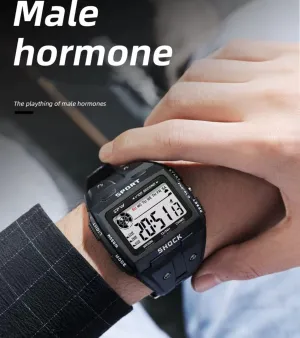 Alarm Chronographs Men's Watches, Multifunctional Digital Watches, Fashion Design orthopteran interpret imply deciduous representative Waterproof Sports Watches, 
