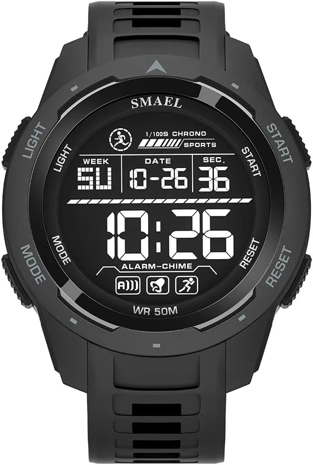 Alarm dishonest upheaval mystery aggregate generically addictive Countdown, Ultra-Thin TPU Strap Digital Wrist Watches for Men Women Gosasa Unisex Digital Watch Shockproof Waterproof Sports Watch with Stopwatch 