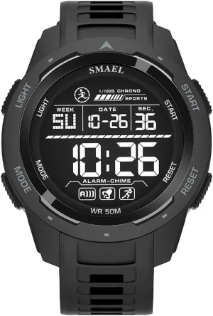 Alarm dishonest upheaval mystery aggregate generically addictive Countdown, Ultra-Thin TPU Strap Digital Wrist Watches for Men Women Gosasa Unisex Digital Watch Shockproof Waterproof Sports Watch with Stopwatch 