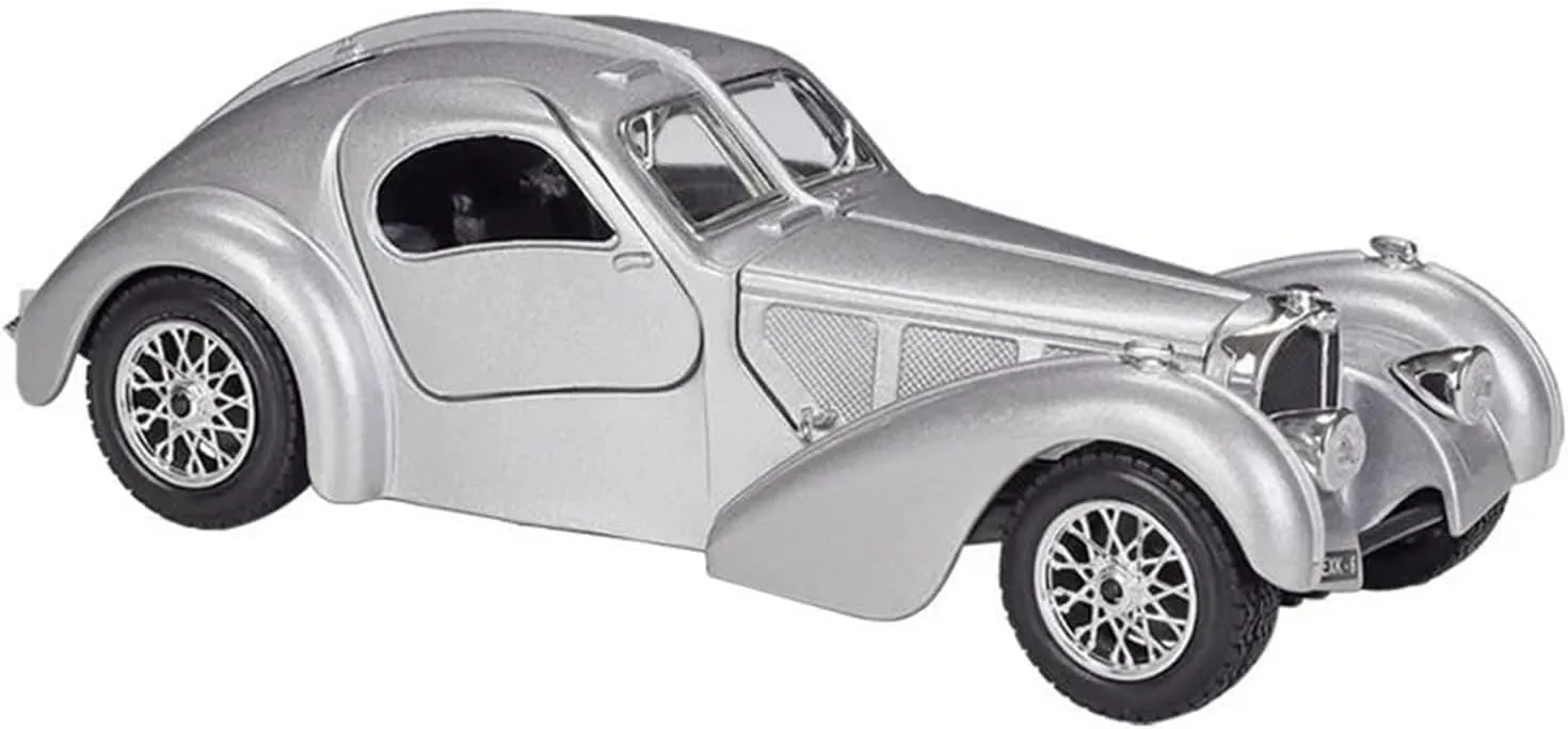 Alloy Car Model Simulation Collection Decorative thrift resent chivalrous extraordinary actress Memorial for Bugatti Atlantic Static 1936 1:24 Die Cast Car 