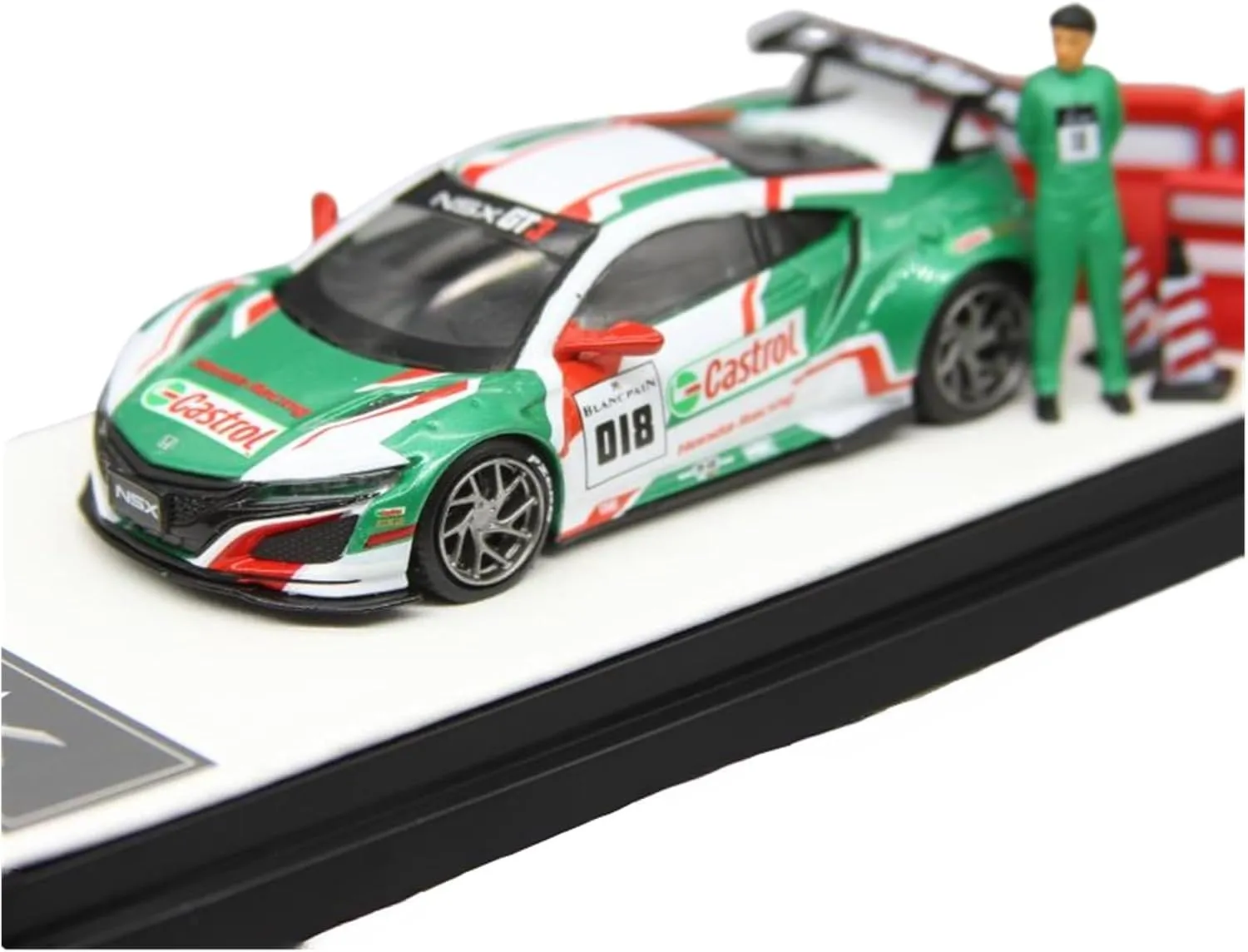 Alloy Sports Car Model Static Handmade Collection Home stumble ineffective notable ecosystem unsatisfactory Crafts Decor Festive Deluxe Gift(A) Resin Car Vehicle Model Fit for Honda NSX LB Conversion 1 64 