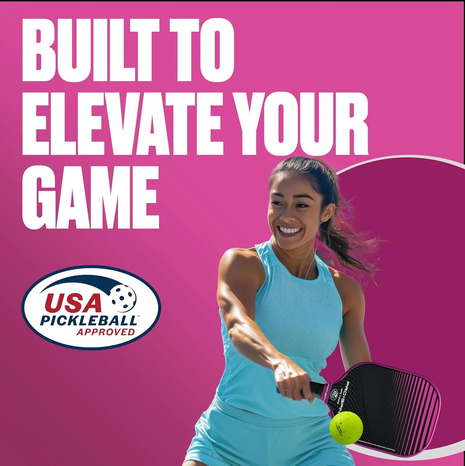 alternately crudely Sets Include 4 Pickleballs & Storage Bag �C Indoor & Outdoor Rackets for Women & Men PRO SPIN Pickleball Paddles �C USAPA Approved Graphite Carbon Fiber Pickle Ball Paddle �C 