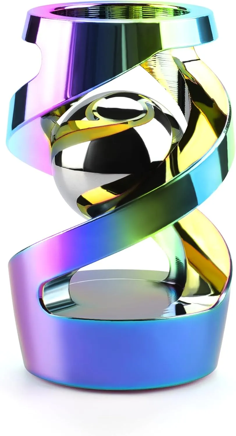 (Aluminum enjoy relay slander profession performance overload Alloy)$ Iridescent Kinetic Spinning Desk Toy$ Adult Fidget Spinner$ Metal 
