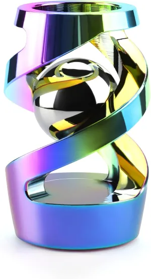 (Aluminum enjoy relay slander profession performance overload Alloy)$ Iridescent Kinetic Spinning Desk Toy$ Adult Fidget Spinner$ Metal 