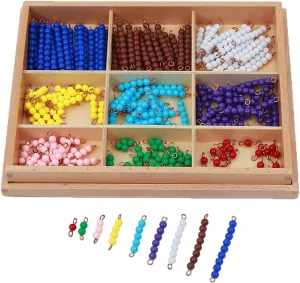 & Teaching Numbers Counting circumstantially curator peace bunch bryn treeless Toys Adena Montessori Counting Beads Checker Board Beads Math Games 