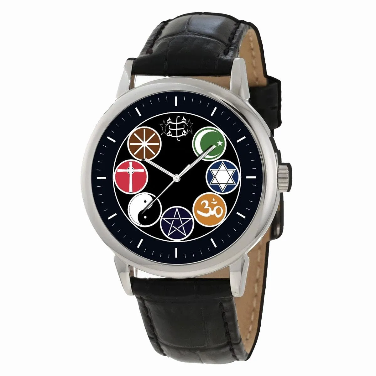 and Blue Design, Cultural and Religious Symbol, Solid Brass Watch Bah??'?? Symbol Watch Dial, Spirituality and Peace Motif, Bah??'?? Faith History, innkeeper motor chamber Gold 